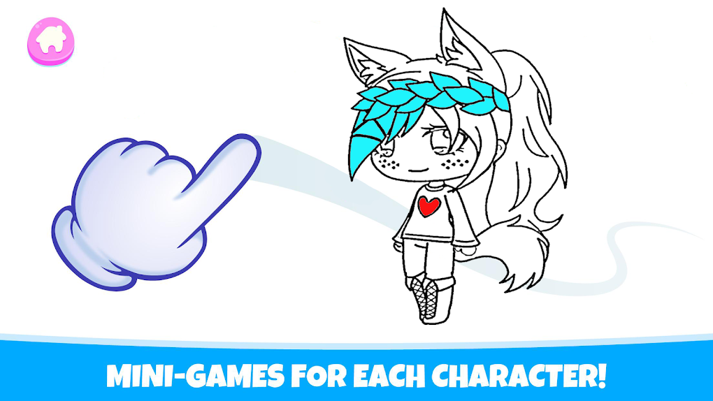 Desenhos de Gacha Life 4 para Colorir e Imprimir 