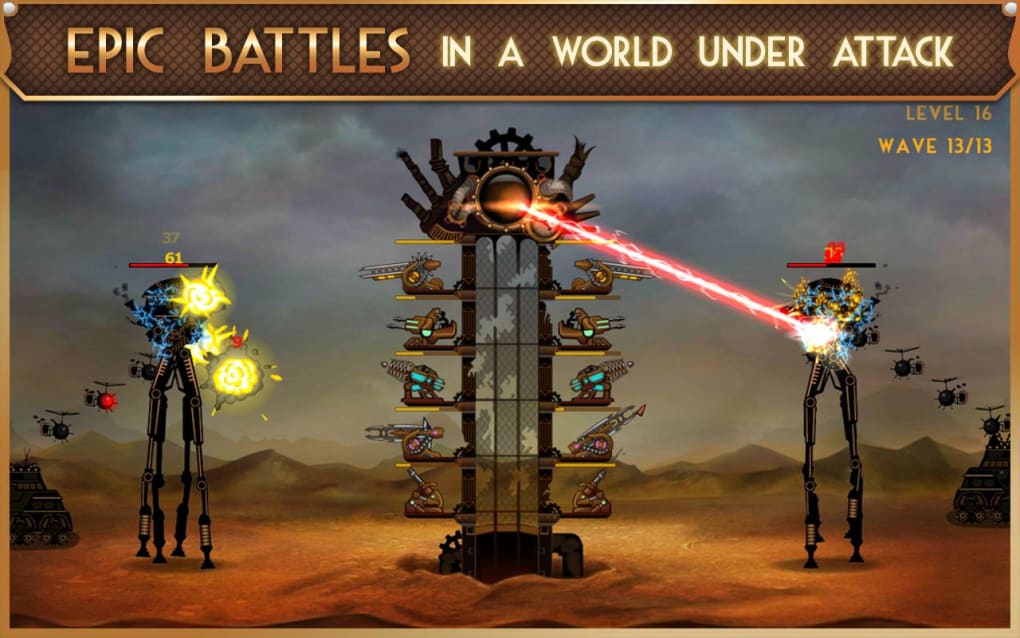 Steampunk Tower Defense for Android - Free App Download