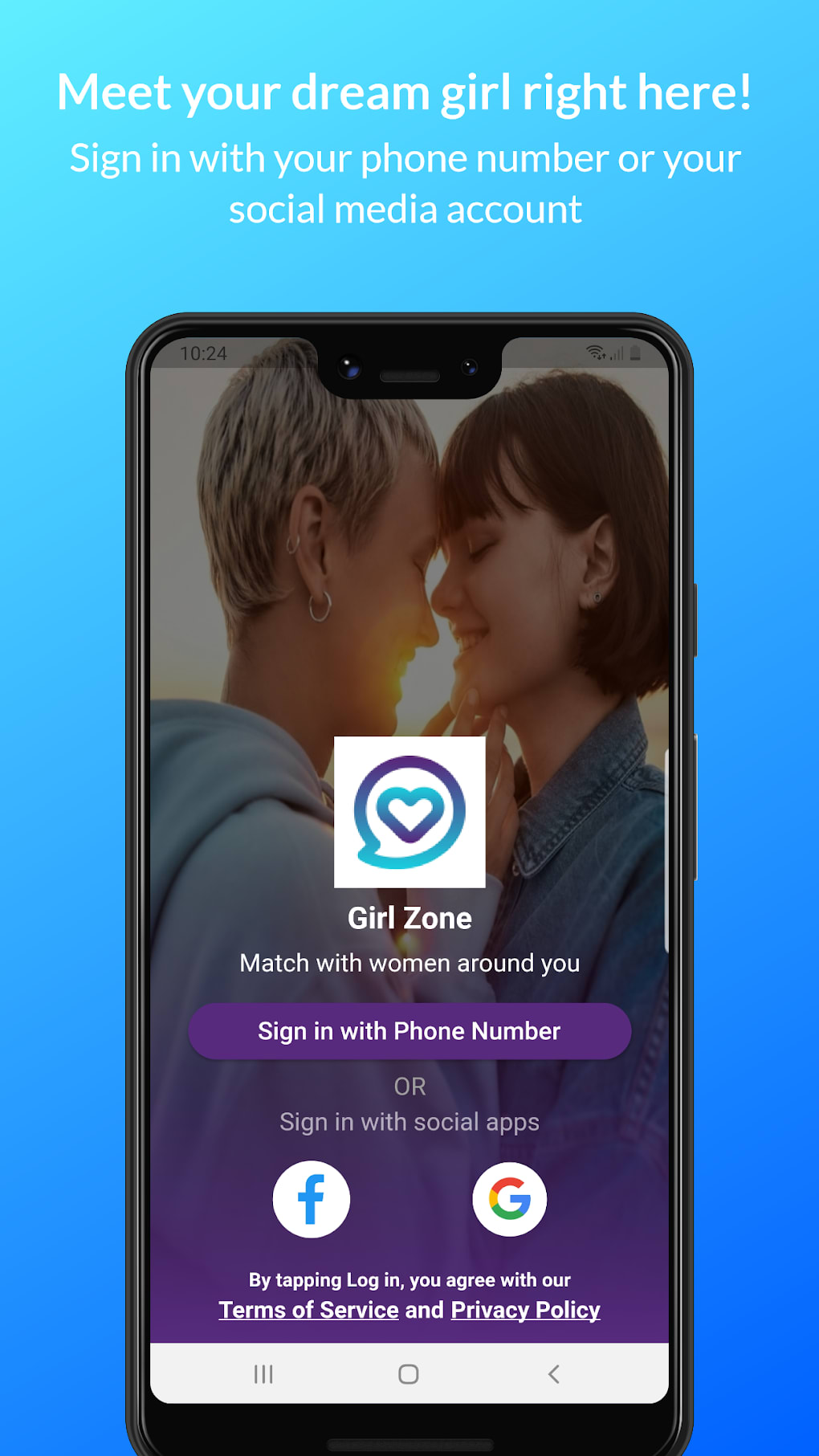 Girl Zone: Lesbian Dating для Android — Скачать