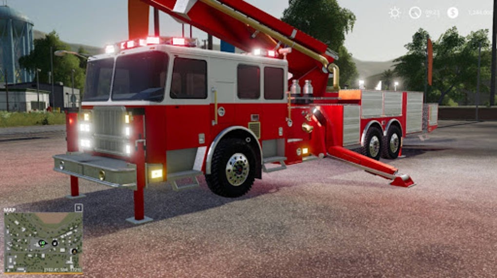 FS19 Ladder Fire Truck Mod - Download