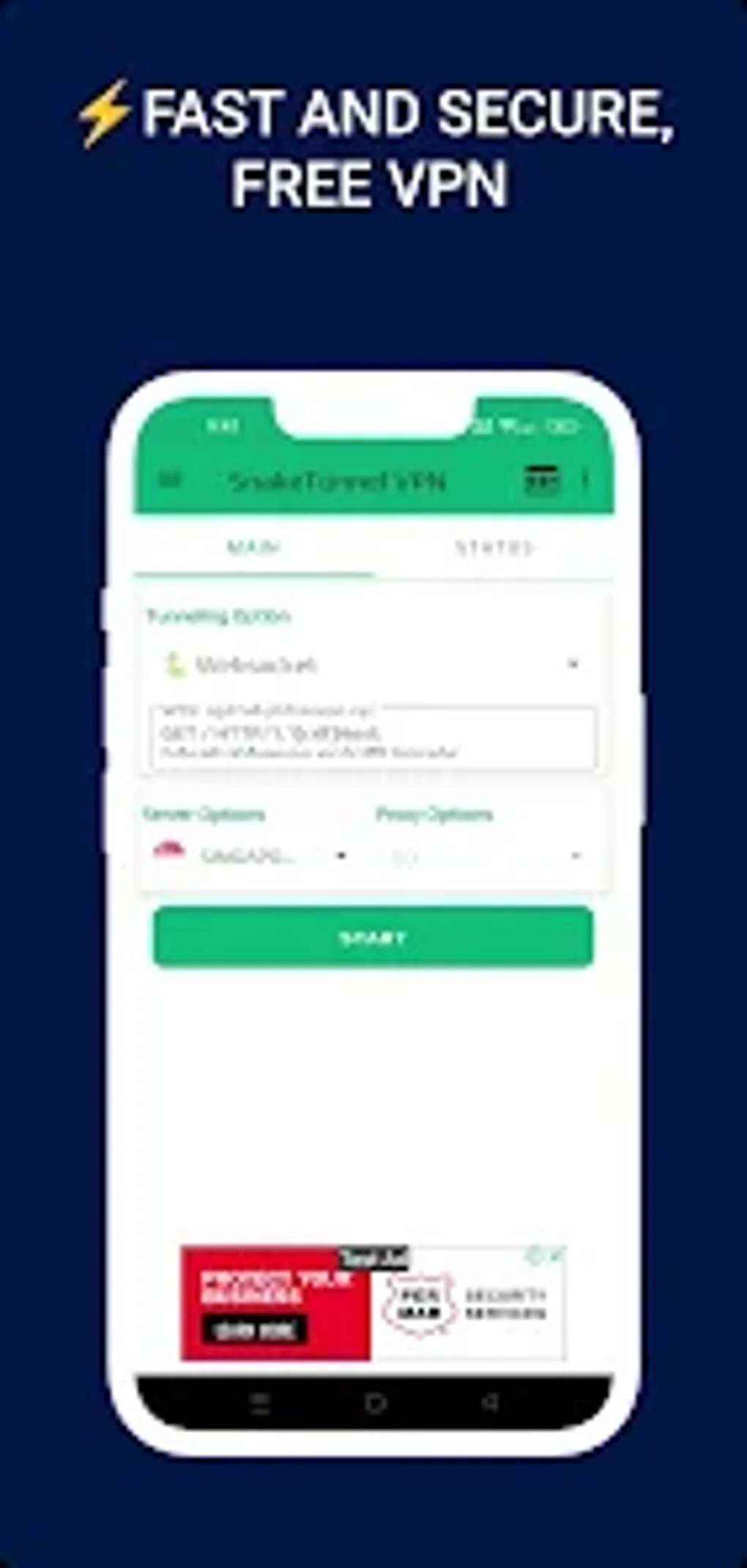 Android SnakeTunnel VPN 
