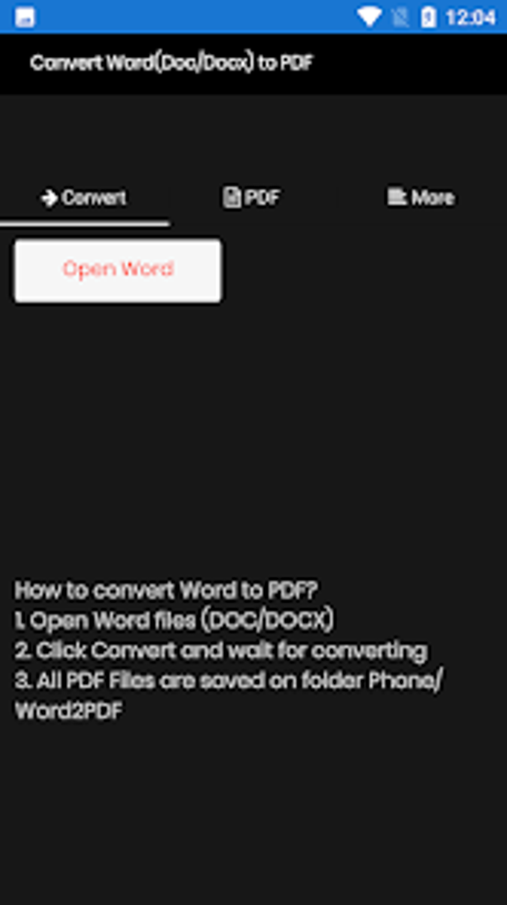 Word To PDF Converter Para Android Download