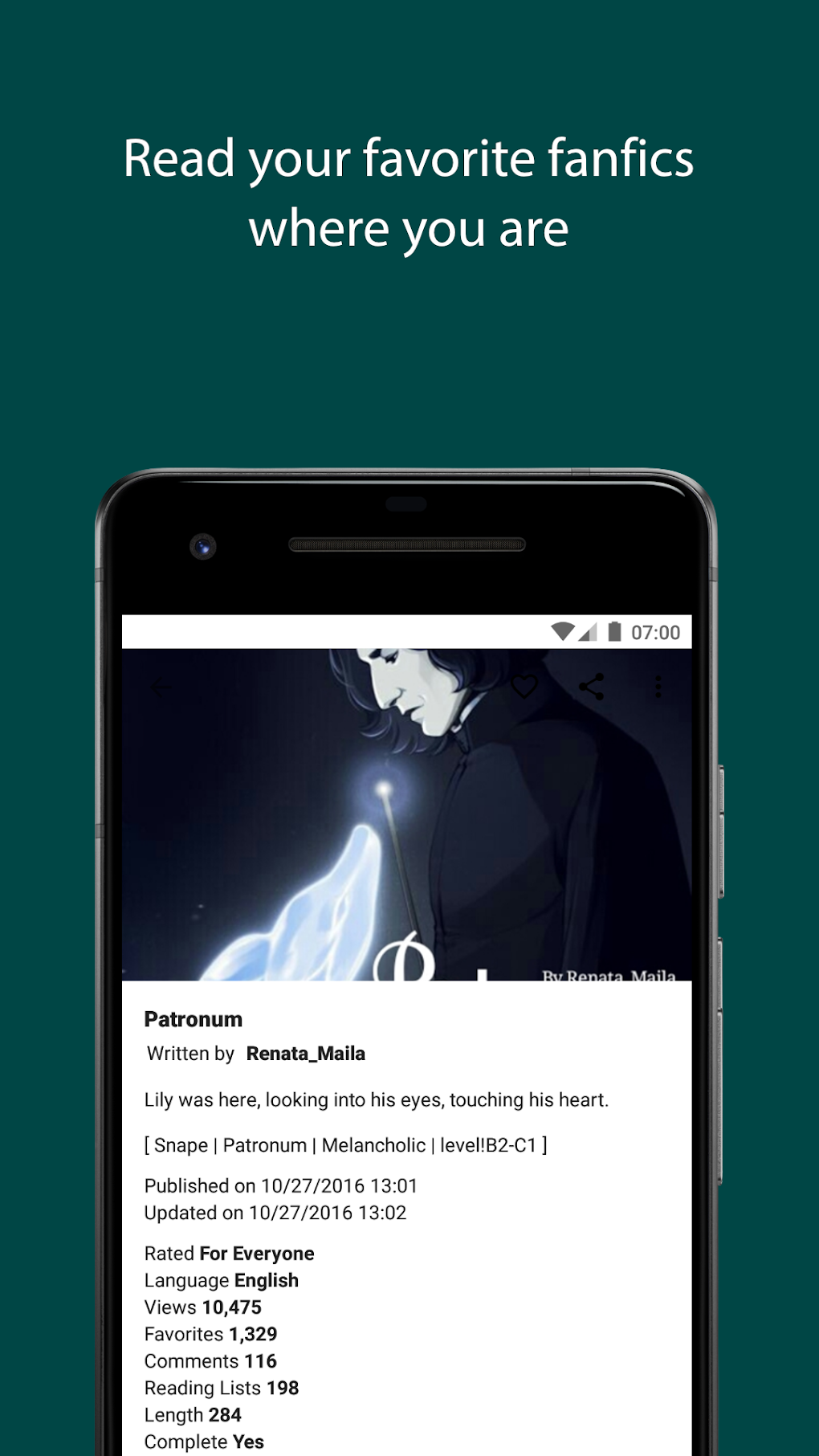 Spirit Fanfiction and Stories APK для Android — Скачать