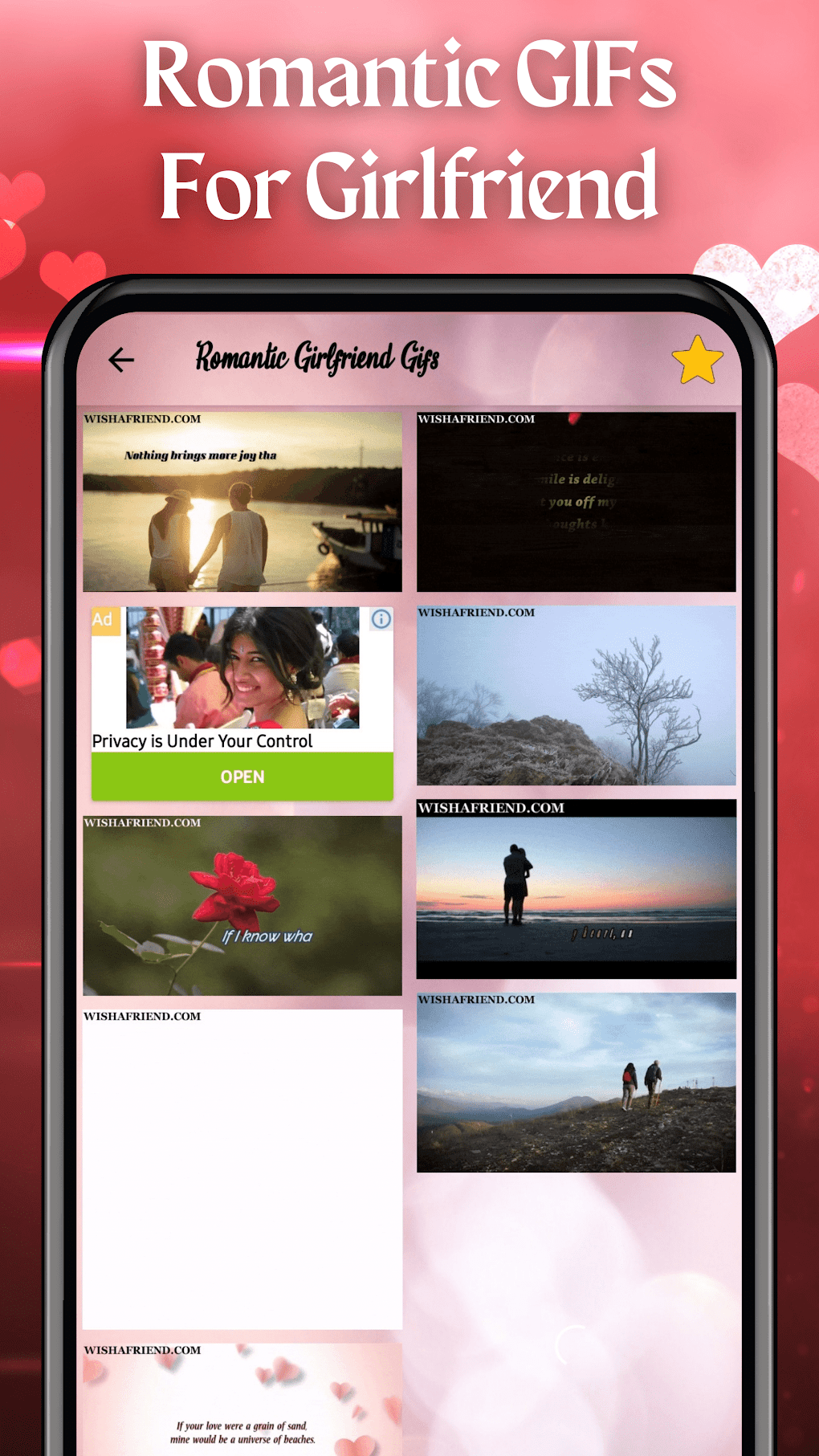 Romantic Gif Love Gif Images APK для Android — Скачать