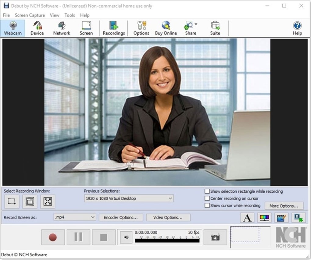 debut video capture software free download