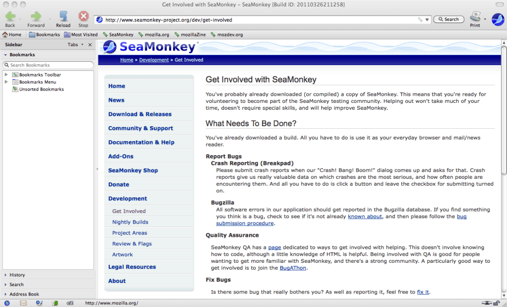 SeaMonkey for mac instal free