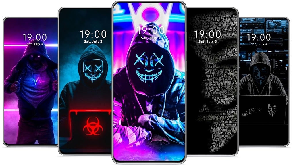 Download do APK de Anonymous Live Wallpaper Hack para Android