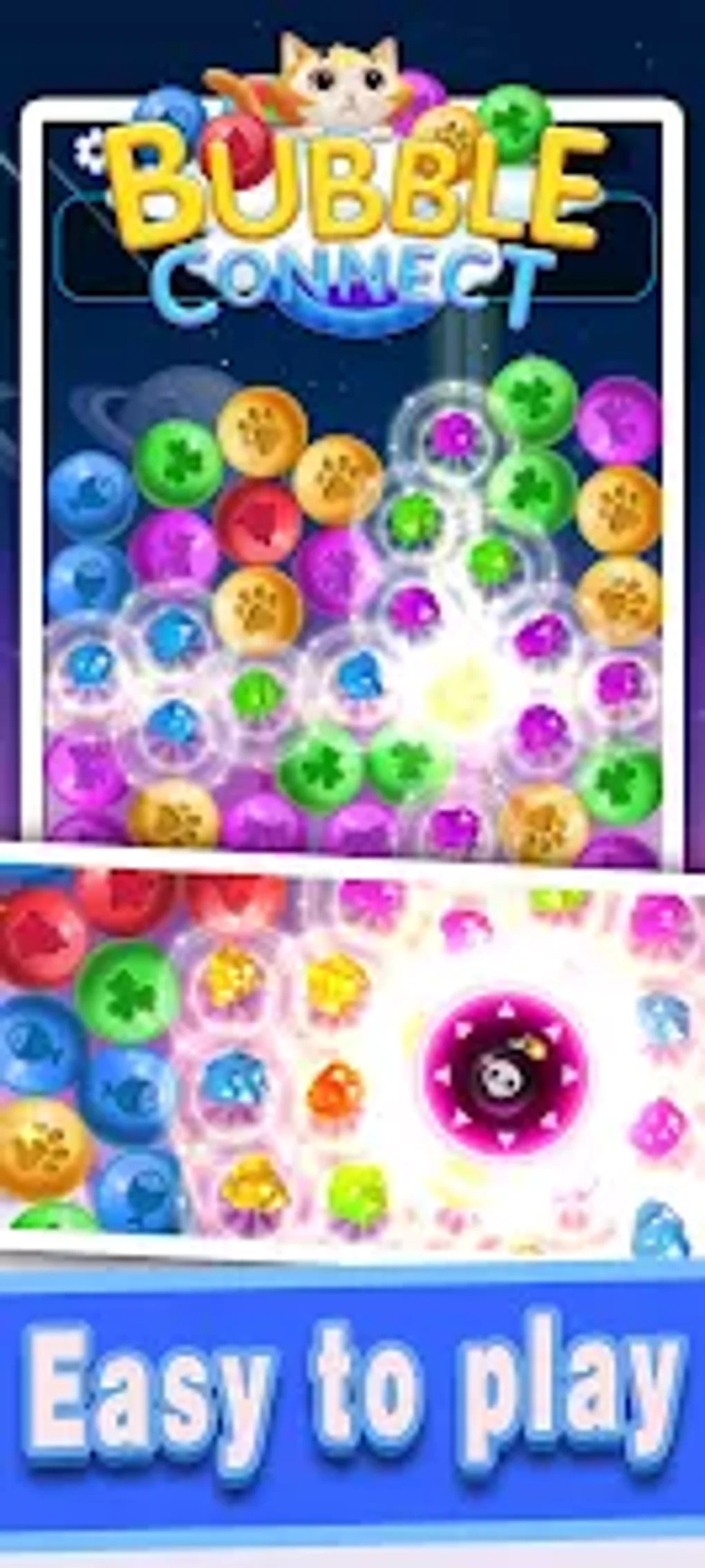 Bubble Connect - puzzle match для Android — Скачать