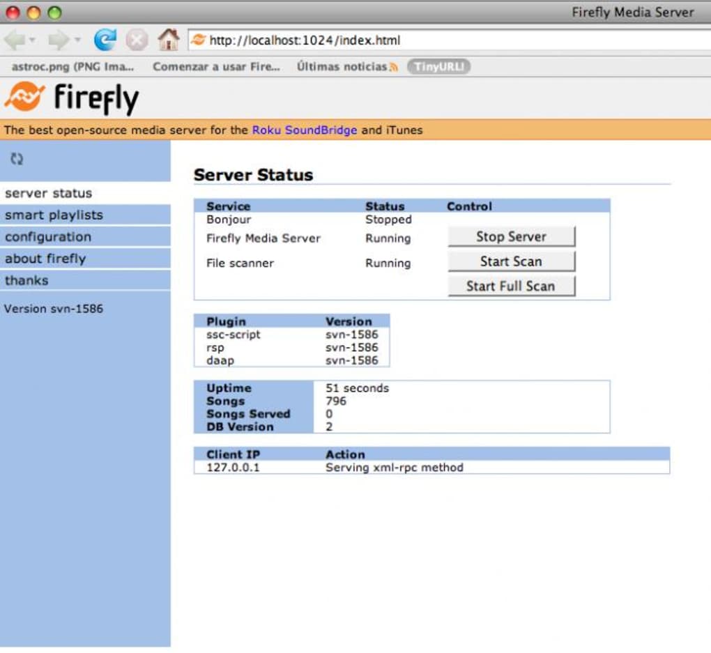 Firefly Media Server para Mac - Descargar