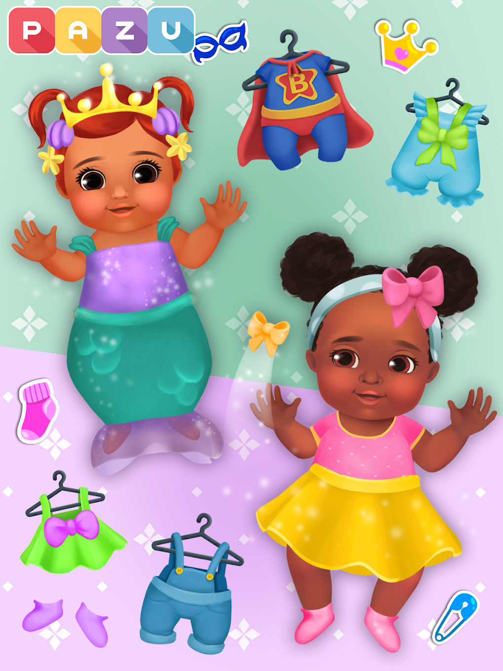 Baby care game Dress up для Android — Скачать