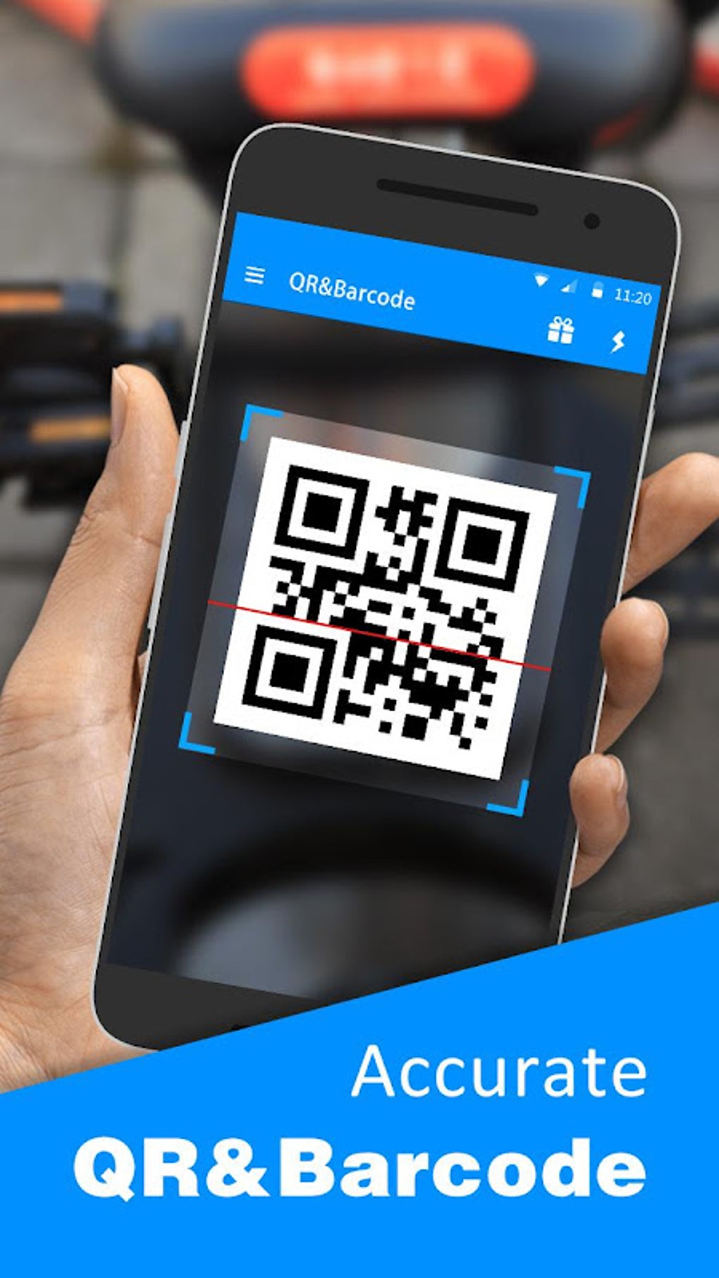 Android I in QR Code Barcode Scanner ndir