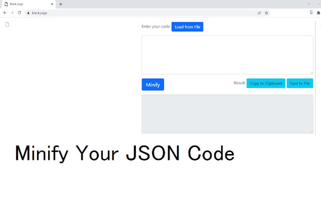 JSON Minifier Google Chrome için - Eklenti İndir