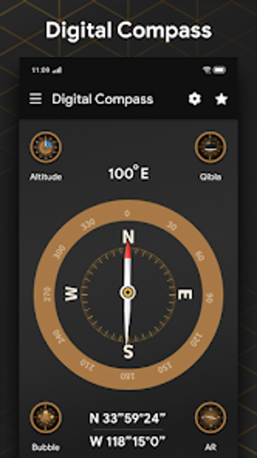 Digital Compass 360 Compass لنظام Android تنزيل