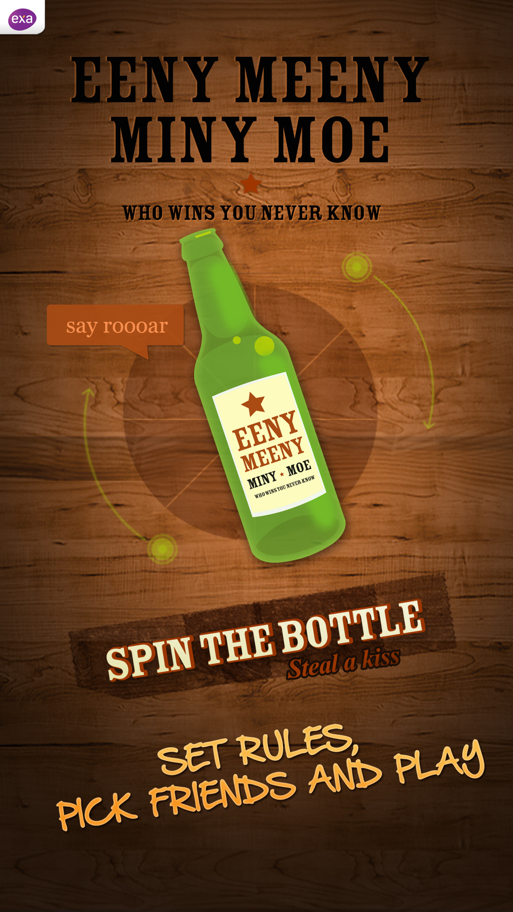 Spin the bottle - Steal a Kiss для iPhone — Скачать