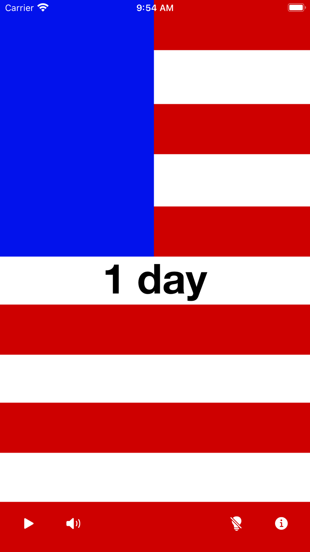 Inauguration Countdown Widget for iPhone - Download