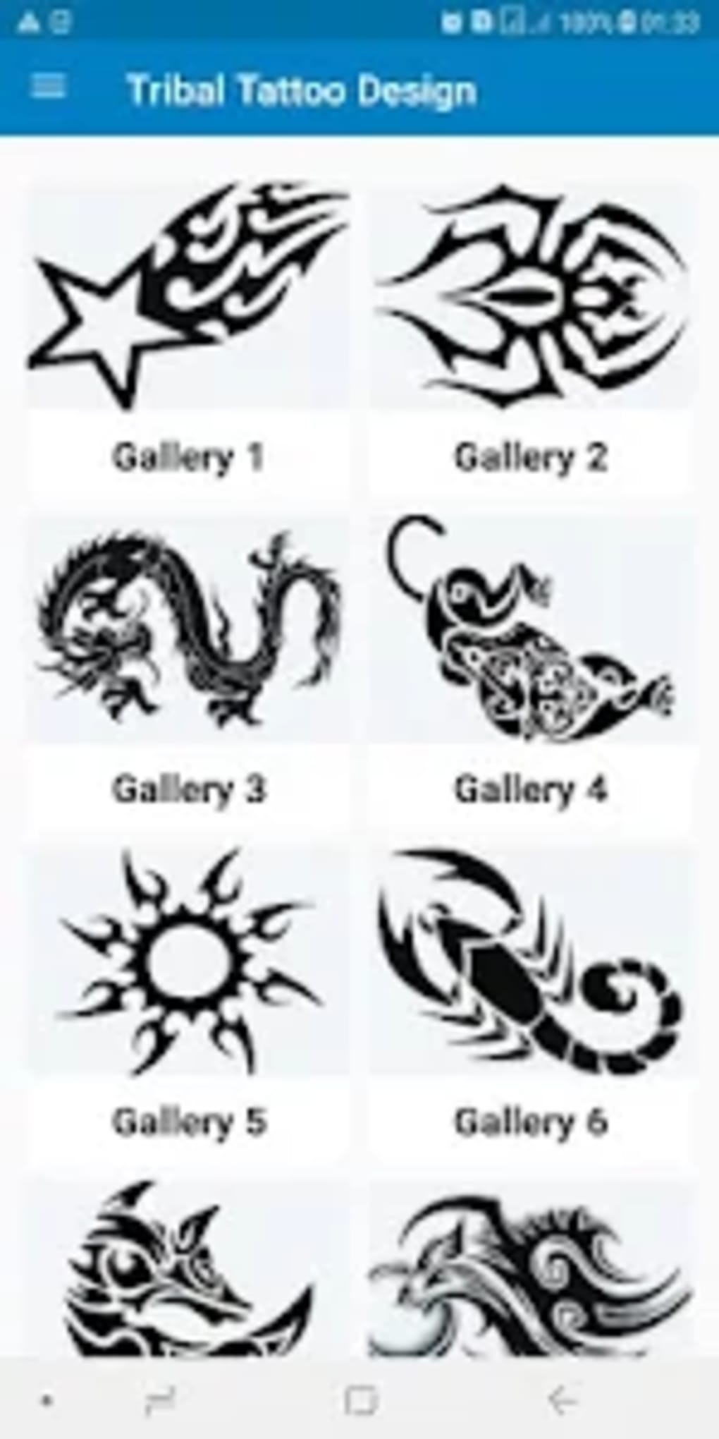 Black dragon tribal tattoo design Art Print by Pixxart | Society6