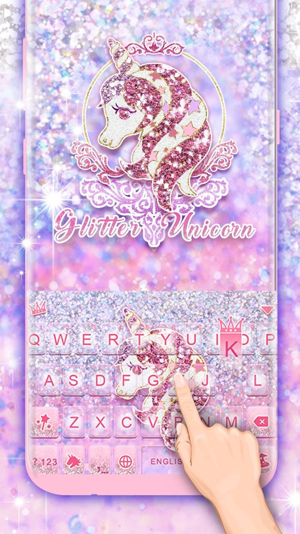 Glitterunicorn Theme APK For Android Download