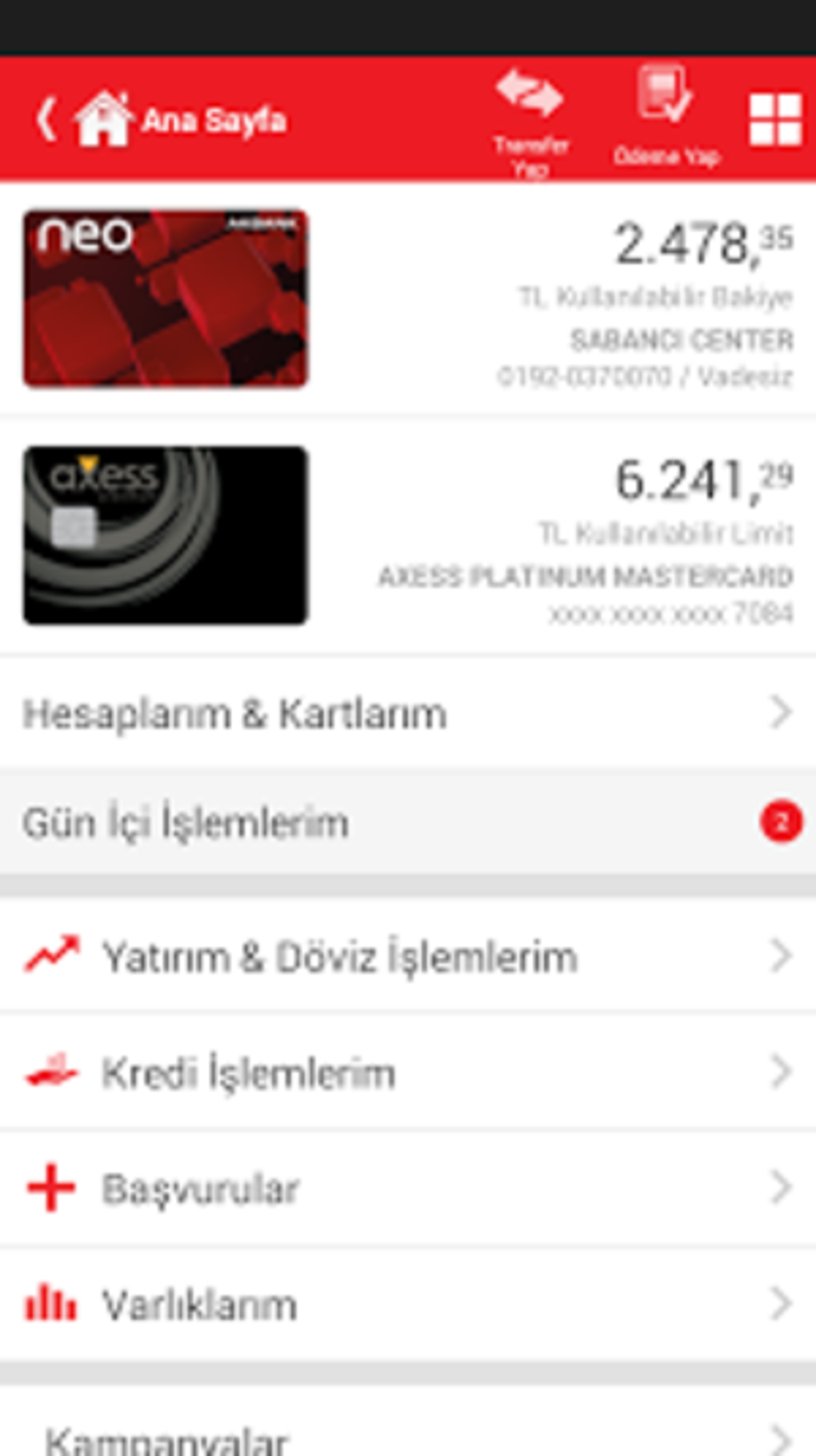 Akbank For Android - 無料・ダウンロード