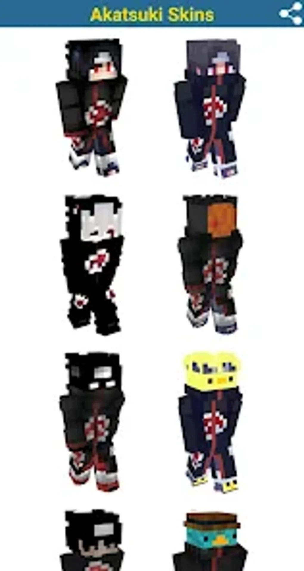 skin itachi minecraft