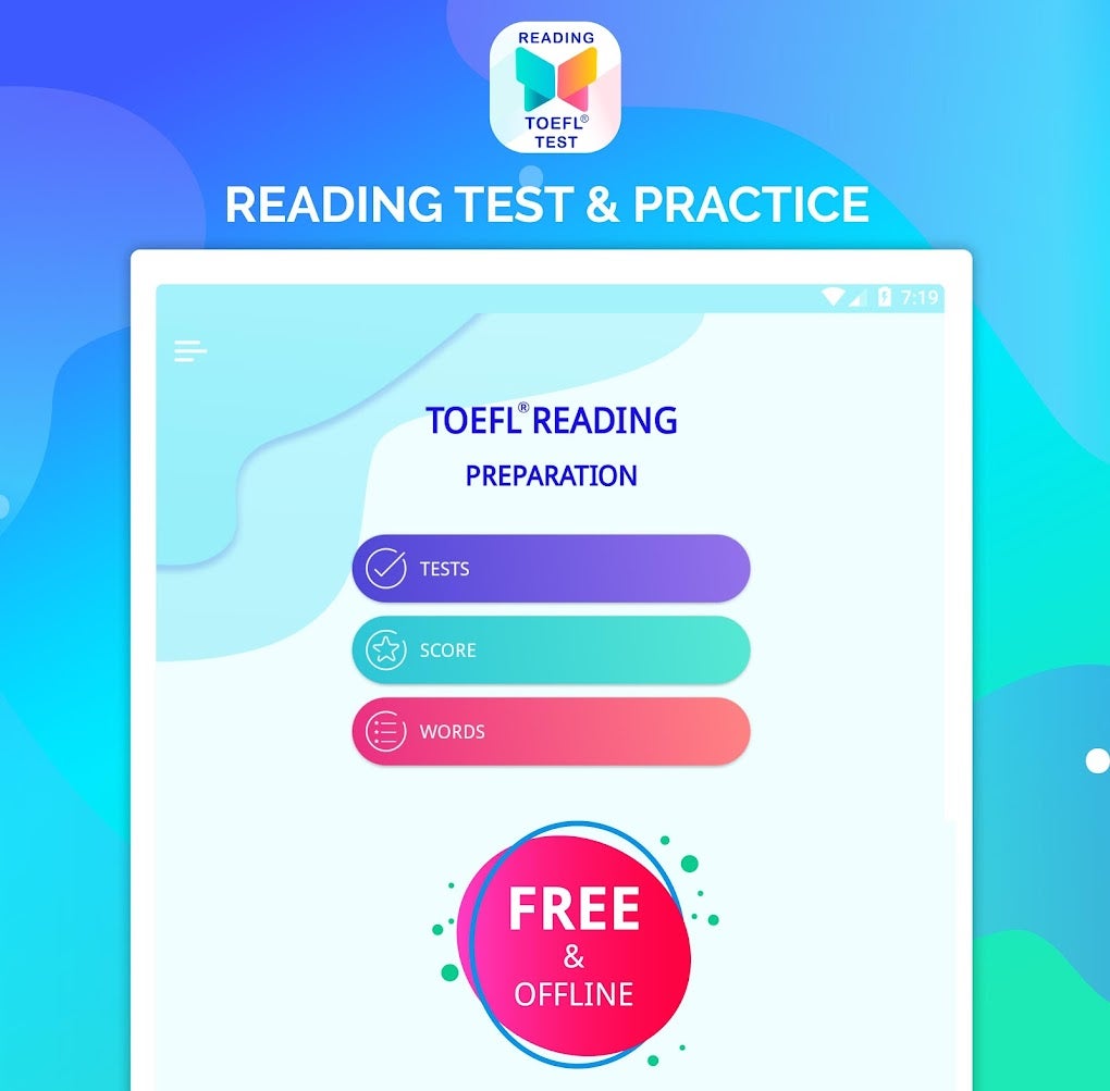 Reading - TOEFL Preparation Tests For Android - Download