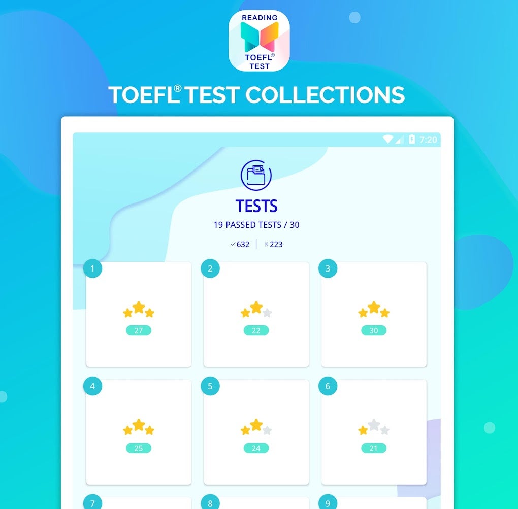 Reading - TOEFL Preparation Tests For Android - Download