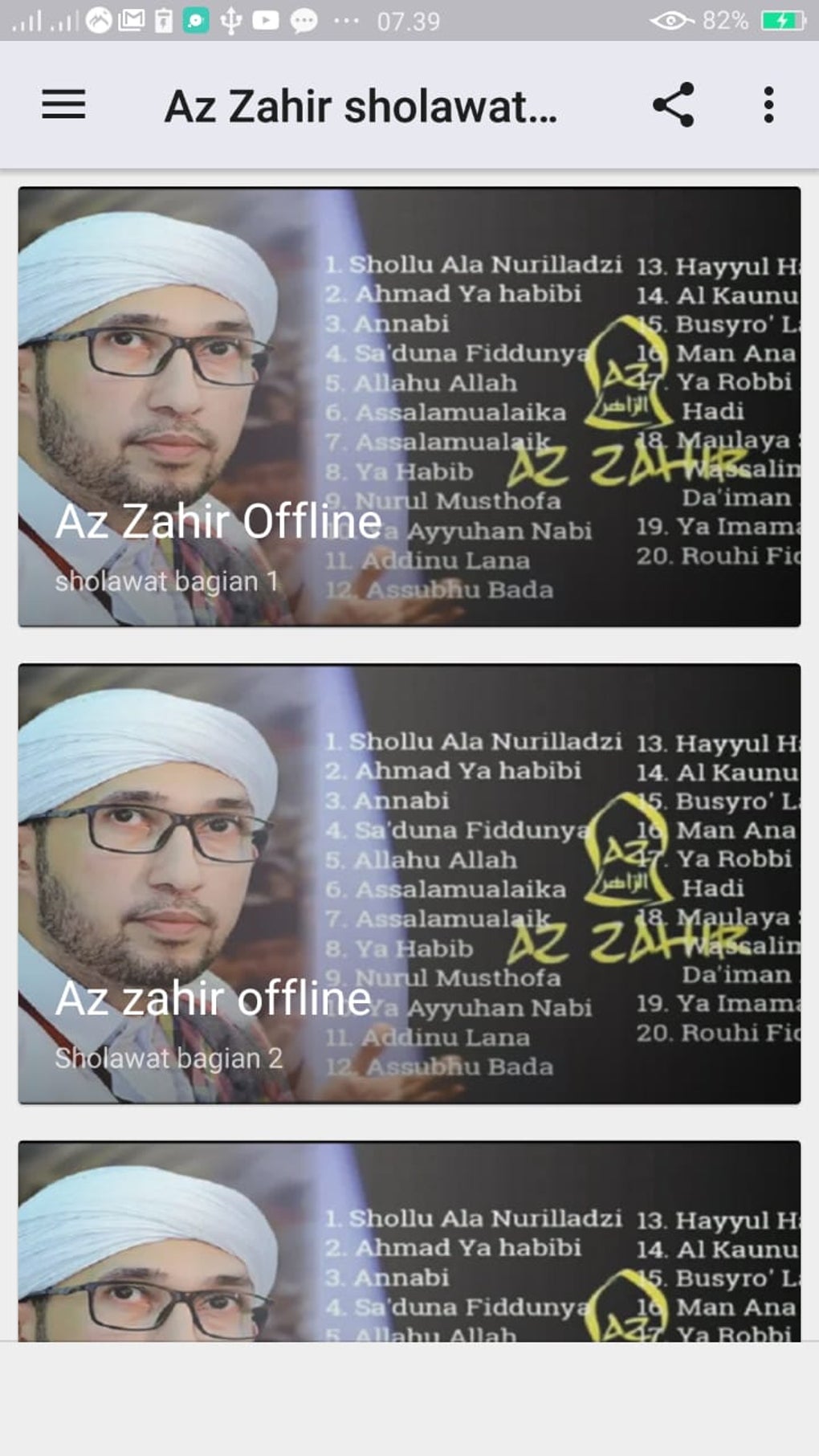 Az Zahir Sholawat Merdu Offlin Para Android - Descargar