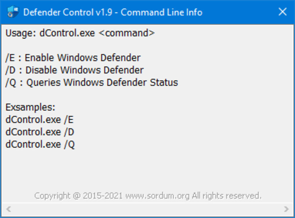 windows defender status manager