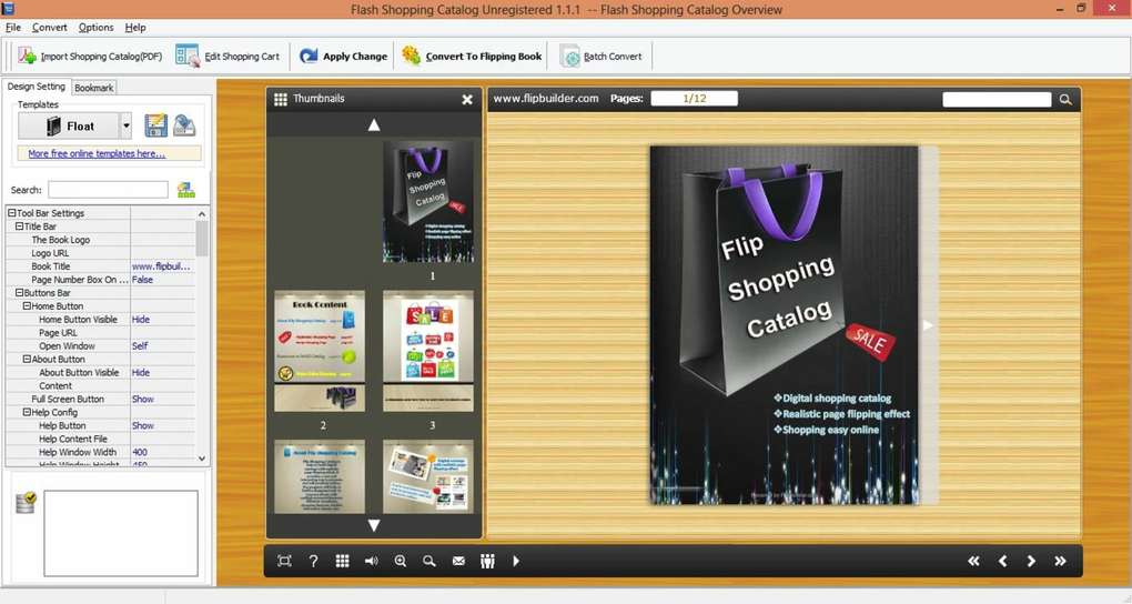 Flash Shopping Catalog Download