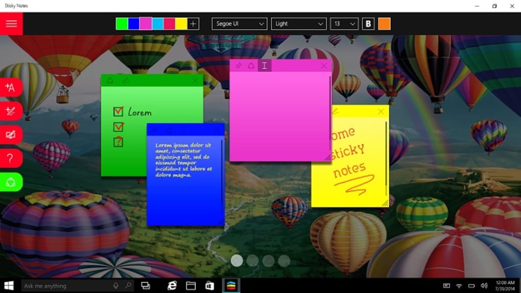 sticky notes app download