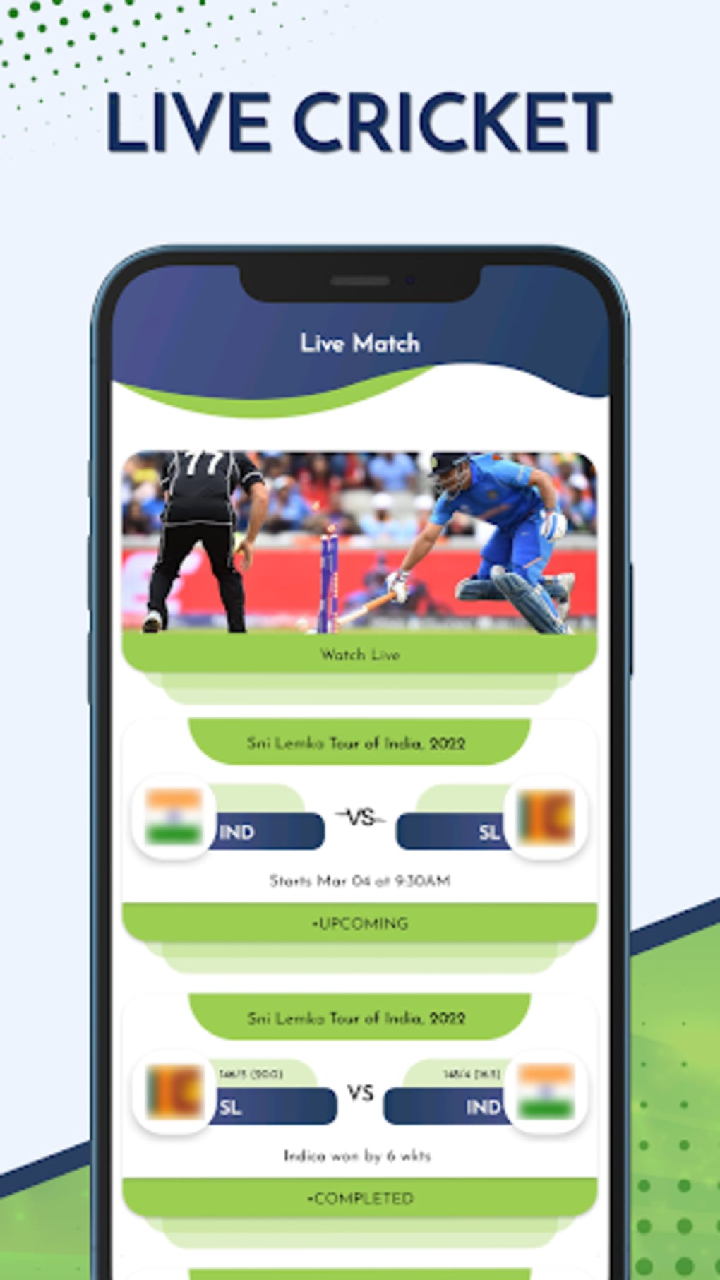 live cricket streaming on android mobile app