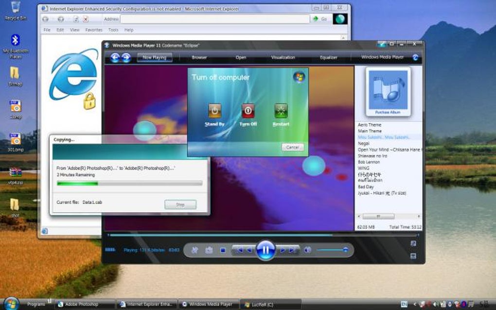 windows vista theme pack