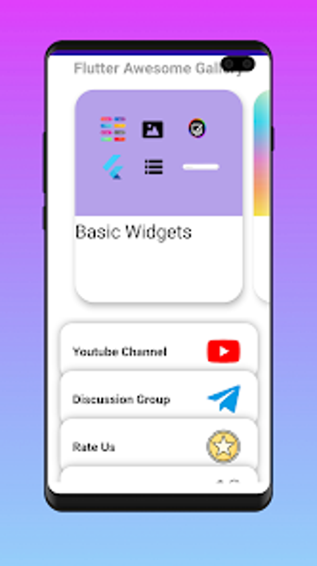Android 용 Flutter Awesome Gallery - 다운로드