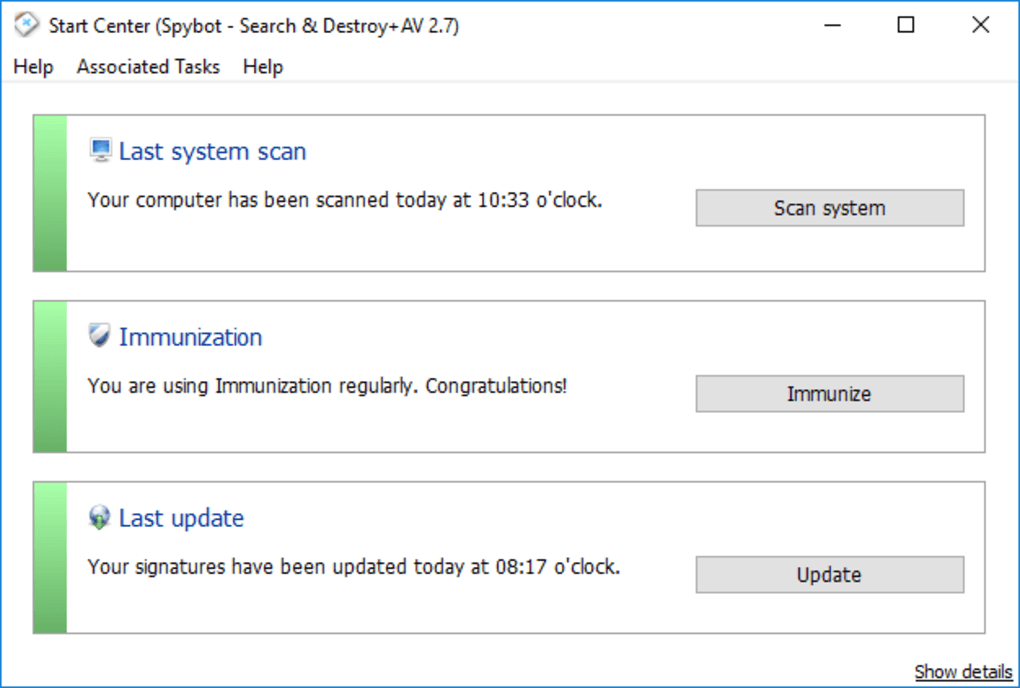 spybot search and destroy download windows 10