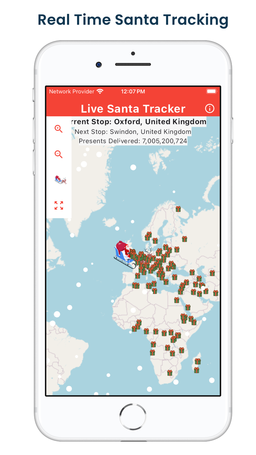 Live Santa Tracker na iPhone Download