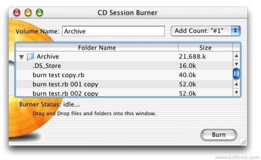 cd burner download free mac