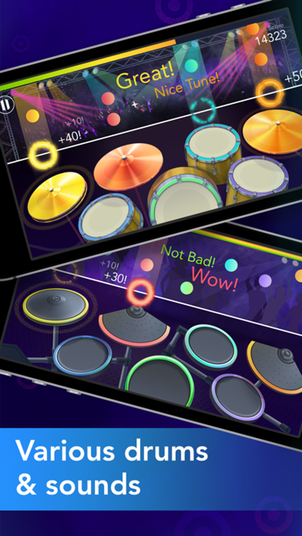 Drums: drum games drum set for iPhone - Download