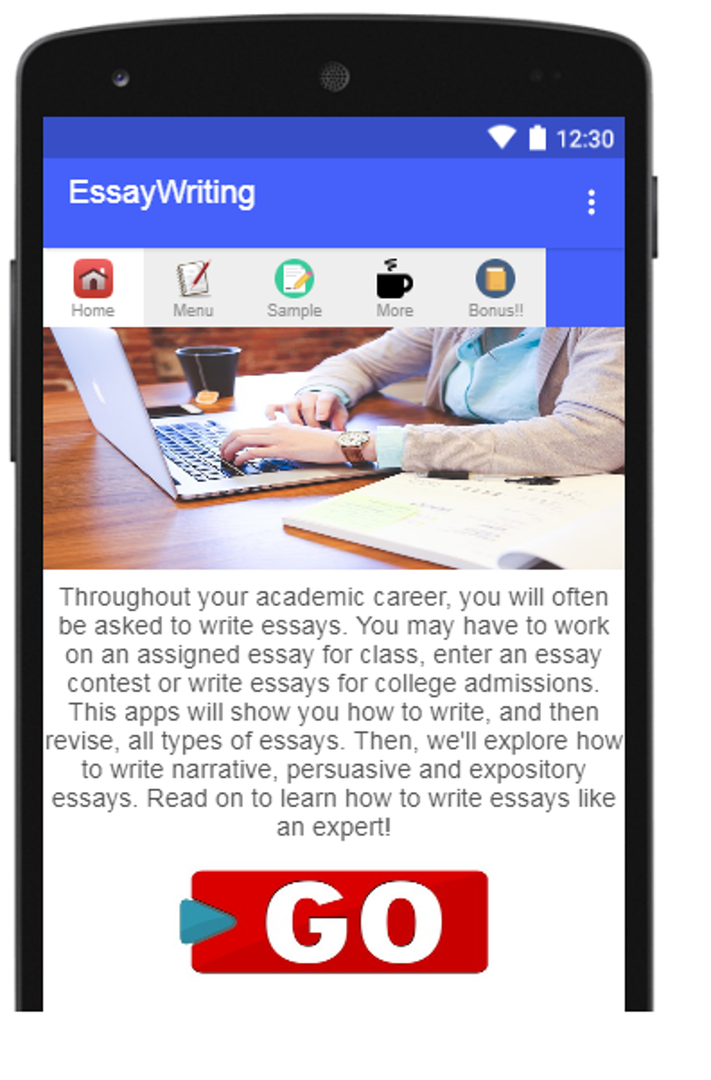 what app can write an essay for you free