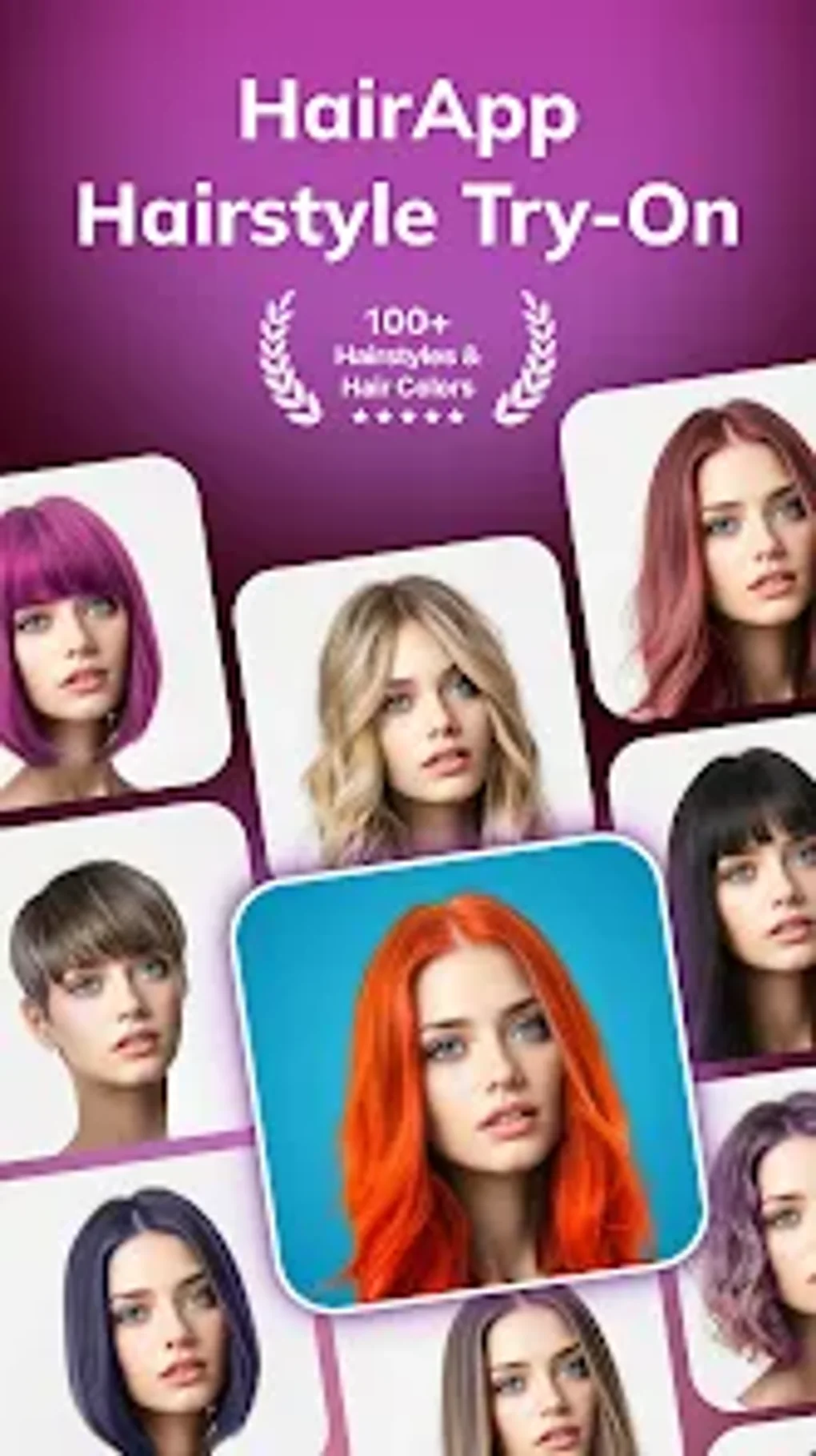 HairApp AI Hairstyle Try On Android HairApp AI Hairstyle Try On Android