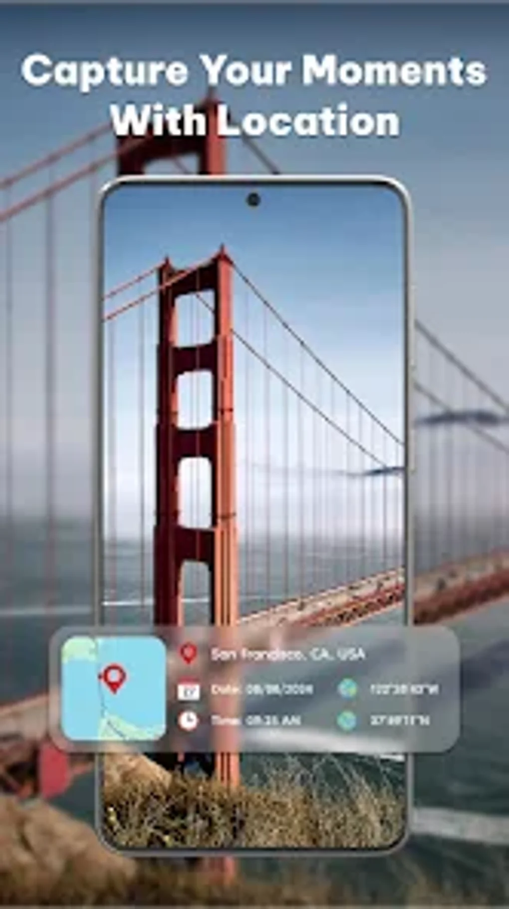 Geotag Photo: Camera Location cho Android - Tải về