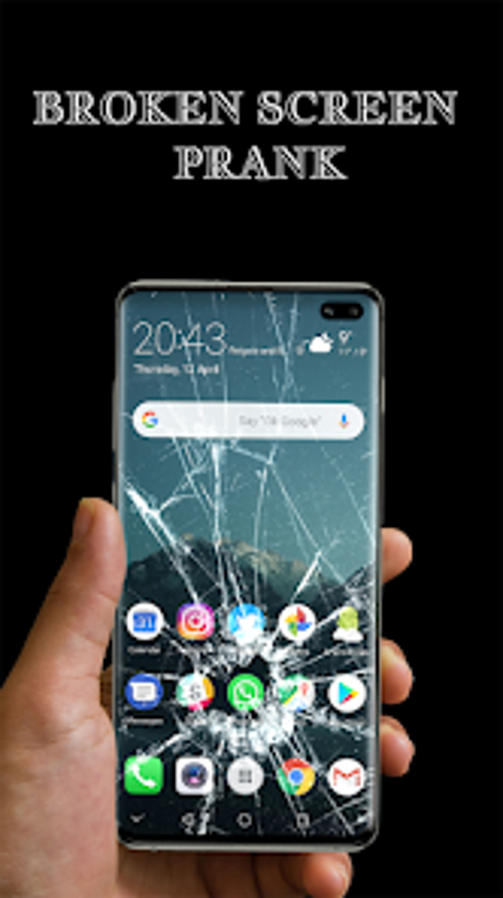 Broken Screen Prank Wallpaper для Android — Скачать