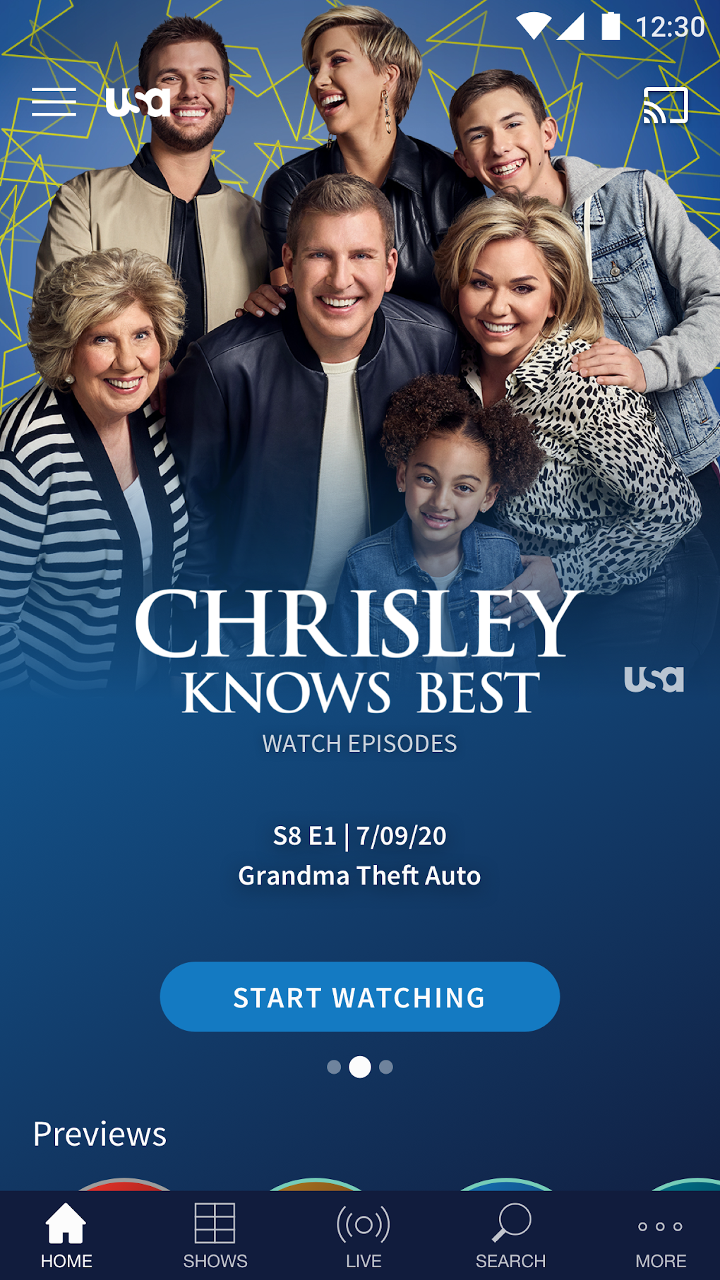 Usa network best sale streaming live free