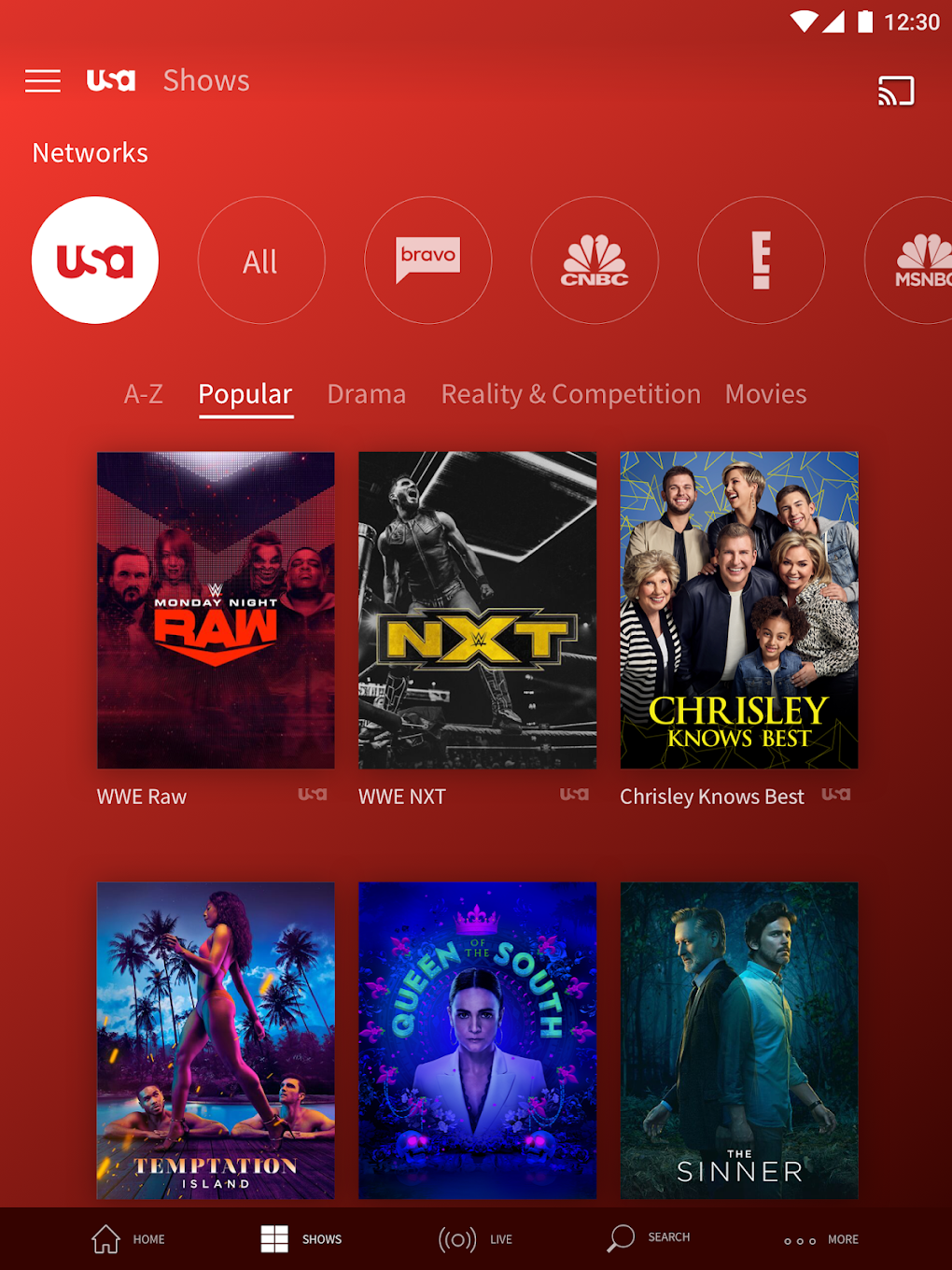 USA Network APK для Android — Скачать