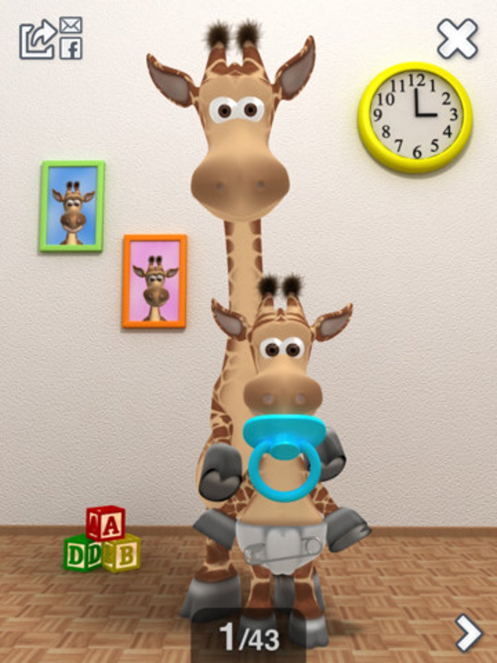 Talking Gina The Giraffe For Ipad لنظام Iphone تنزيل 