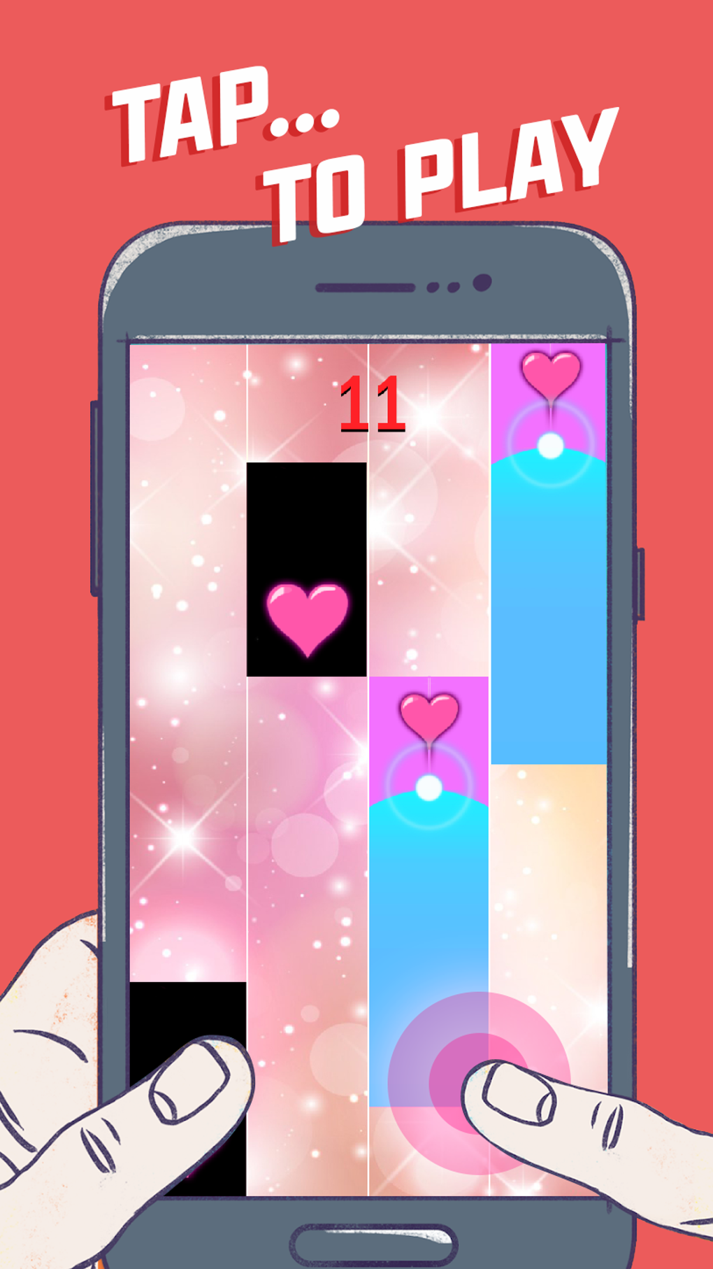 Lovely Heart Piano Tiles APK para Android - Download