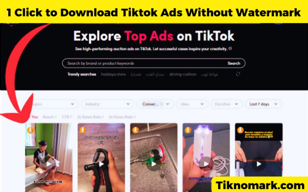 Curated visual reference: Visual Reference: Download Tiktok Ads Library Without Watermark Para Google Chrome