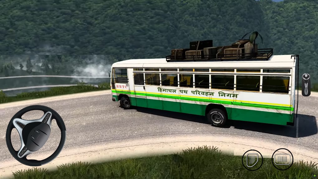 Simulador de ônibus de jogos de ônibus indiano versão móvel