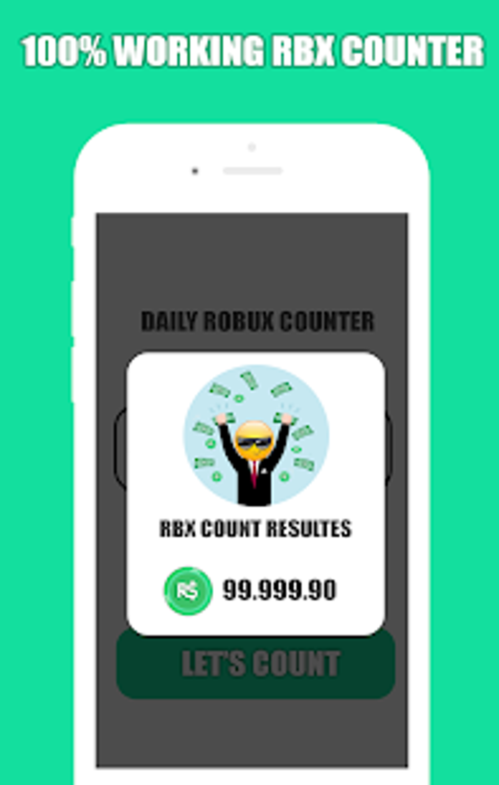 Free Robux Counter For Roblox Rbx Masters For Android Download - qr code for free robux download free robux loto 2020 app