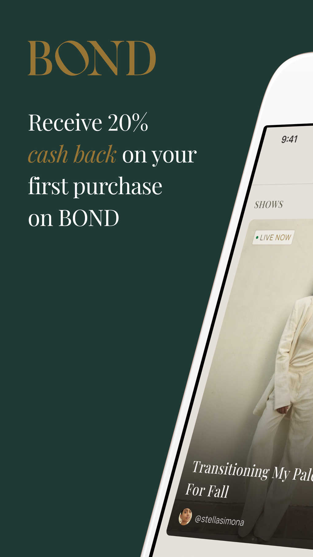 BOND See Live Buy Now для iPhone — Скачать