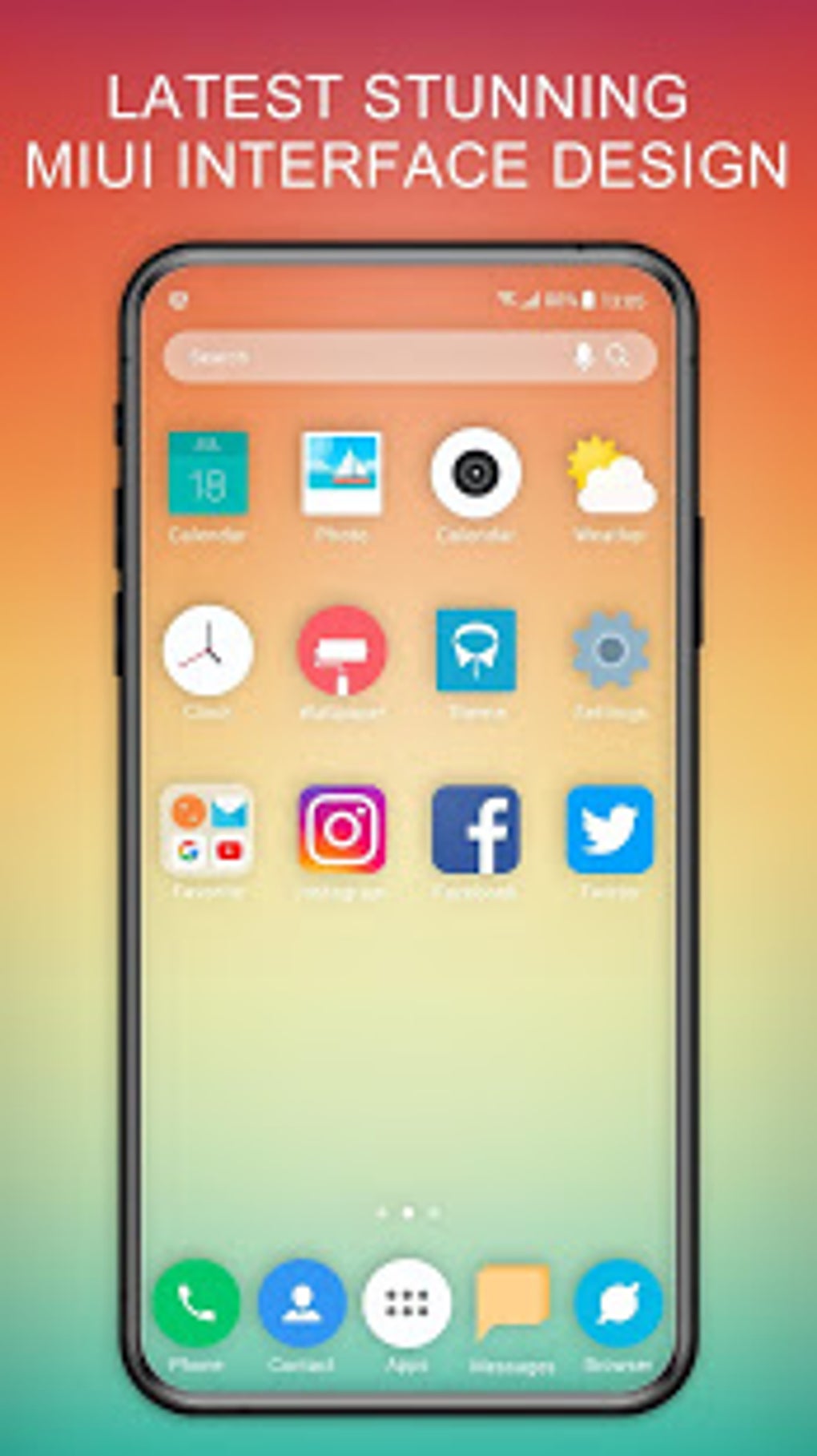 Mi 10 Launcher for Xiaomi MIUI Theme Icon Pack for Android ...