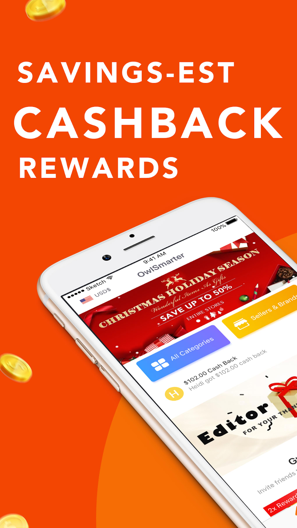 Recompensas por Referir Cashback